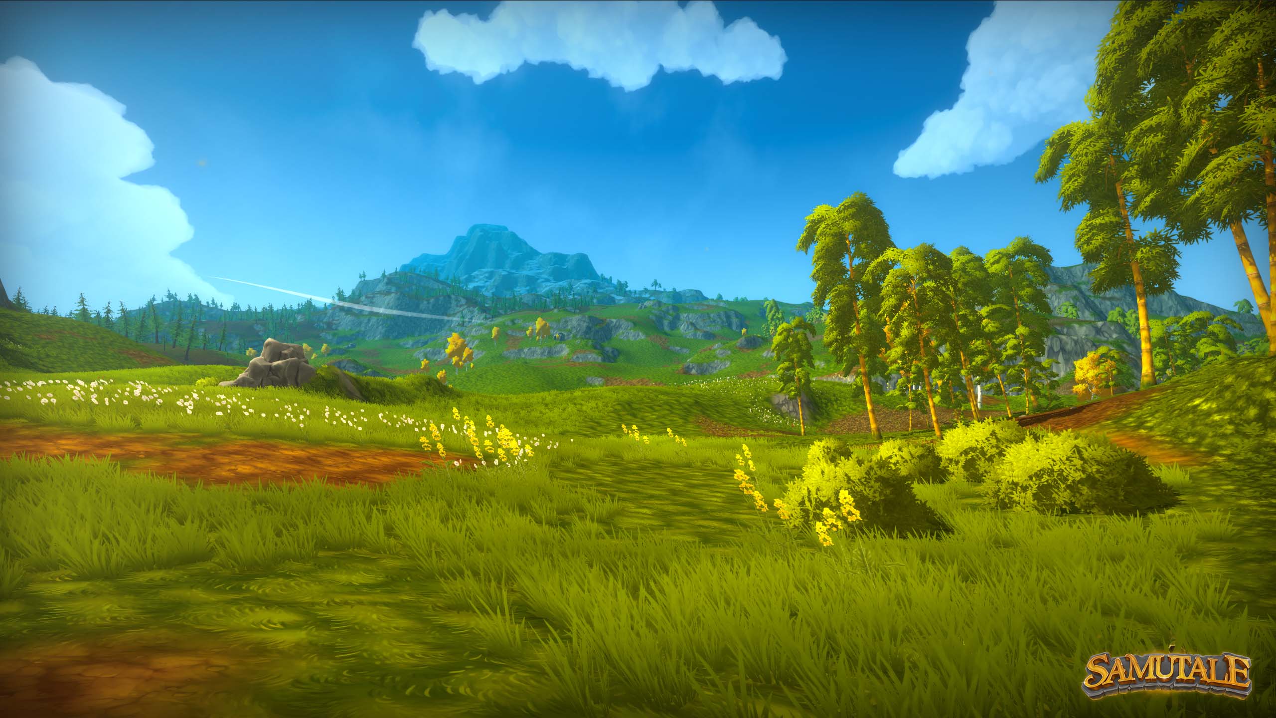 SamuTale plains with bigger mountains